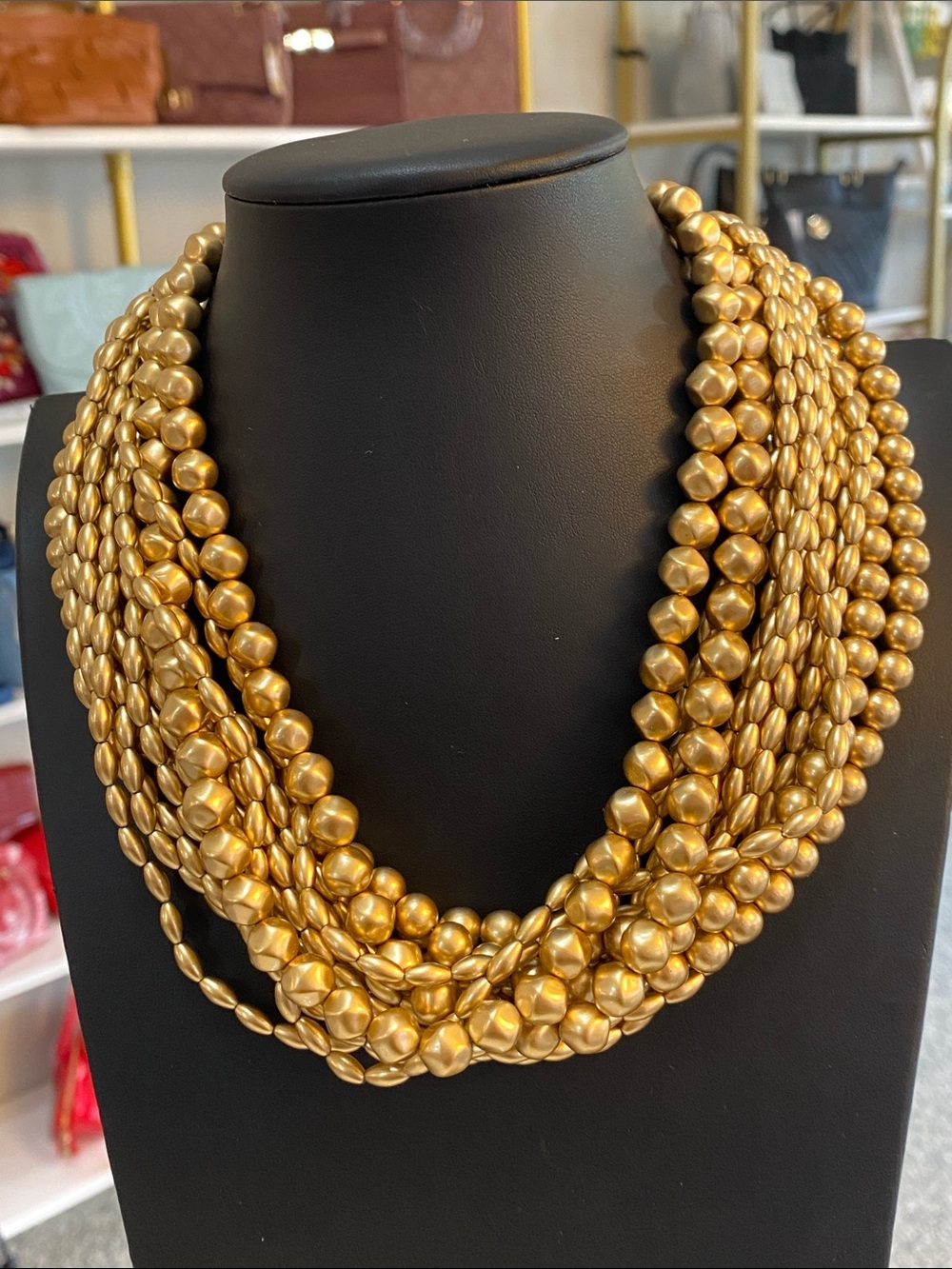 Carolee Multi-Strand Beaded Statement Necklace